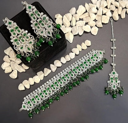 Luxurious bridal Choker Set - Add a Touch of Glamour